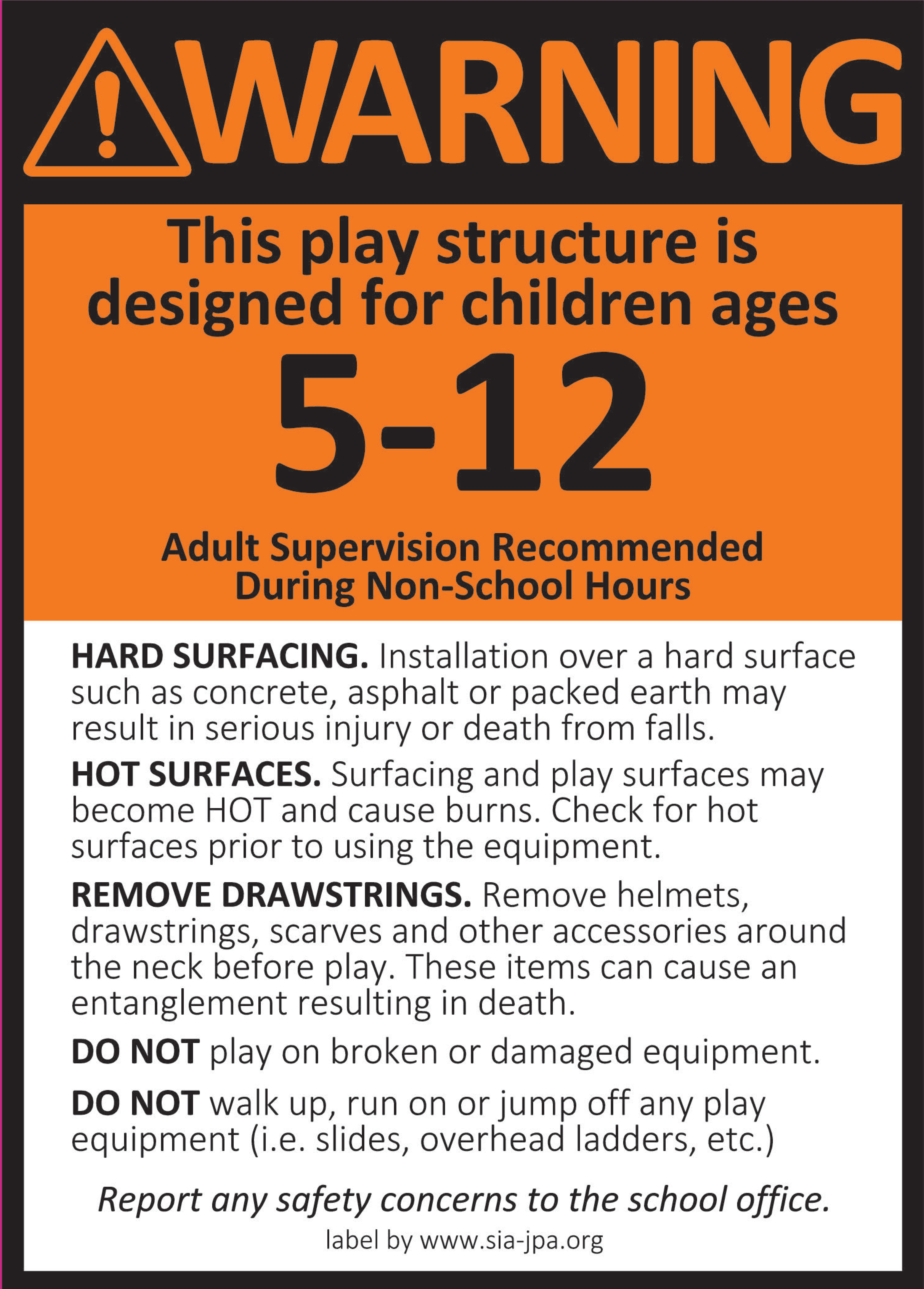 play structure 5-12 sticker